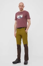 Outdoorové kalhoty Viking Sequoi Bamboo zelená barva, 900/25/9697