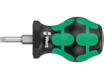 Wera 008841 335 Malý bitový šroubovák Stubby/šroubovák na karburátory, 0.8 x 4 x 24.5 mm