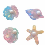 Ocean Shell Starfish Hair Clip Creative Colorful Korean Style Hair Accessories Pearl Beach