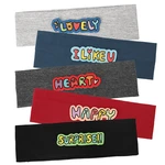 Baby Boys Girls Letter Cotton Headbands Casual Soft Elastic Headwear Girls Kids Childs Hair Accessories Toddler Hair bands