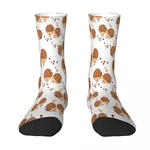 Hedgehogs In Autumn Sock Socks Men Women Polyester Stockings Customizable Design