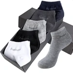 5 Pairs/Pack New Men's Bamboo Socks Short Business Men Deodorant Ankle Socks Breathable Male Solid Color US Size 6-11