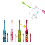 Smart Sonic Vibration Children Electric Toothbrush Cartoon Automatic Newborn Baby Electric Toothbrush Unisex Teeth Health Care