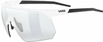 UVEX Pace One V White Matt/Variomatic Litemirror Silver Okulary rowerowe