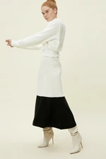 Koton Color Block Knitwear Skirt