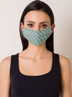 Reusable mask with color print