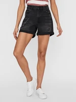 Noisy May Black Denim Shorts