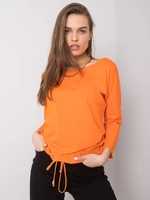 Cotton orange blouse for women