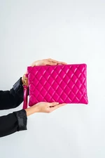 Capone Outfitters Capone Fuchsia Paris Quilted Fuchsia Women's Bag