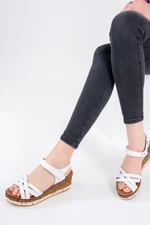 Fox Shoes White Women's Sandals