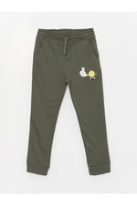 LC Waikiki Boy's Jogger Sweatpants with Printed Elastic Waist