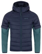 Men's insulated hybrid jacket Kilpi VERONS-M dark green