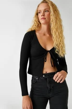 Koton Binding Crop Cardigan