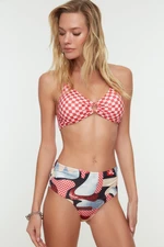 Trendyol Multicolored Bikini Bottoms With Cut Out Detail At The Waist