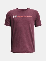 Under Armour T-Shirt UA B LOGO WORDMARK SS-RED - Boys