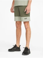 Puma Green Mens Shorts - Men