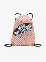 White-orange checkered bag VANS WM BENCHED BAG - Women