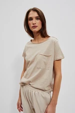 Moodo women's T-shirt - beige