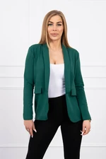 Jacket with flaps dark green