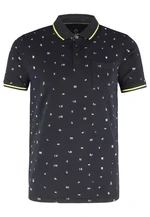 Volcano Man's Polo T-shirt T-Goti M35091-S23 Navy Blue