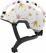 Abus Skurb Kid White Crowns M Casque de vélo enfant