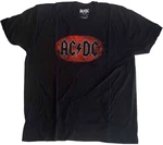 AC/DC Maglietta Oval Logo Vintage Unisex Black S