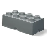 Ciemnoszary dziecięcy pojemnik LEGO® Rectangle