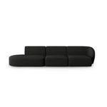 Czarna sofa 302 cm Shane – Micadoni Home