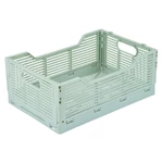 Miętowy plastikowy pojemnik 30x20x11.5 cm – Homéa