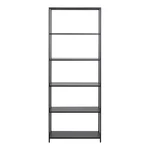 Czarny metalowy regał 70x185 cm Newcastle – Actona