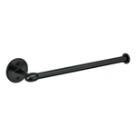 Czarny metalowy uchwyt na ręczniki papierowe iDesign Orbinni, 36 cm