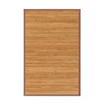 Bambusowy dywan w naturalnym kolorze 60x90 cm – Casa Selección