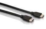 Kábel Philips HDMI, 5 m (SWV2434W/10) čierny HDMI kábel • vhodný na prenos televízneho a audiovizuálneho signálu • konektory 2 × HDMI samec • ethernet