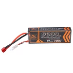 ZOP Power 7.6V 9000mAh 100C 2S LiPo Battery T Deans Plug for RC Car