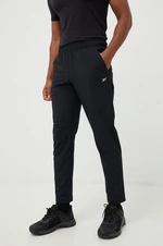 Tréninkové kalhoty Reebok DMX pánské, černá barva, hladké