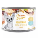 CALIBRA Verve adult small duck&turkey konzerva pro malá plemena psů 200 g