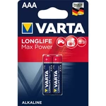 Batéria alkalická Varta Longlife Max Power AAA, LR03, blistr 2ks (4703101412) mikrotužkové batérie AAA (LR03) • nenabíjacie • napätie 1,5 V • alkalick
