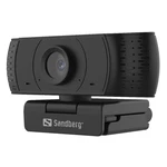Webkamera Sandberg Webcam Office 1080p (134-16) čierna webová kamera • rozlíšenie 1 920 × 1 080 px • optické rozlíšenie: 2 Mpx • rozhranie USB 2.0 • s