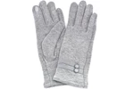 Dámské textílní  zateplené rukavice Arteddy - světle šedá