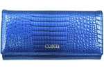 Dámská kožená peněženka - Conti - modrá