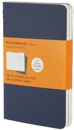 Moleskine: Sešity 3 ks linkované modré S