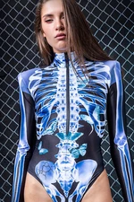 X-Ray Skeleton Halloween Costume Woman - Sexy Skeleton Catsuit - Halloween Catsuit Costume Woman