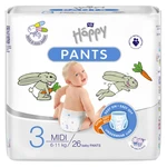 BELLA HAPPY Baby pants kalhotkové plenky Midi 6 - 11 kg 26 kusů