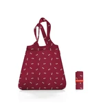 Ekologická taška Reisenthel Mini Maxi Shopper Bavaria dark ruby