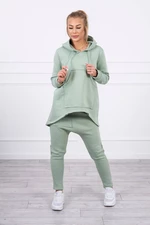 Set with trousers Baggy dark mint