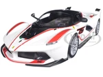 Ferrari Racing FXX-K 75 White 1/24 Diecast Model Car by Bburago