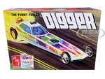 Skill 2 Model Kit Digger Dragster "The Funny Fueler" 1/25 Scale Model by AMT