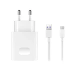 Gyorstöltő Huawei AP81 SuperCharge (22.5W) USB-C kábellel, White