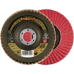Rhodius 211311 RHODIUS JUMBO SPEED EXTENDED lamelový disk 125 x 22,23 mm K40 INOX zahnutý Priemer 125 mm   5 ks
