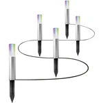 LEDVANCE SMART+ GARDENPOLE MINI MULTICOLOR RGBW WIFI 4058075478190 LED záhradné svietidlo LED 3.8 W RGBW strieborná LEDVANCE SMART+ GARDENPOLE MINI MULTICOLOR RGBW WIFI 4058075478190 LED záhradné svietidlo LED 3.8 W RGBW strieborná